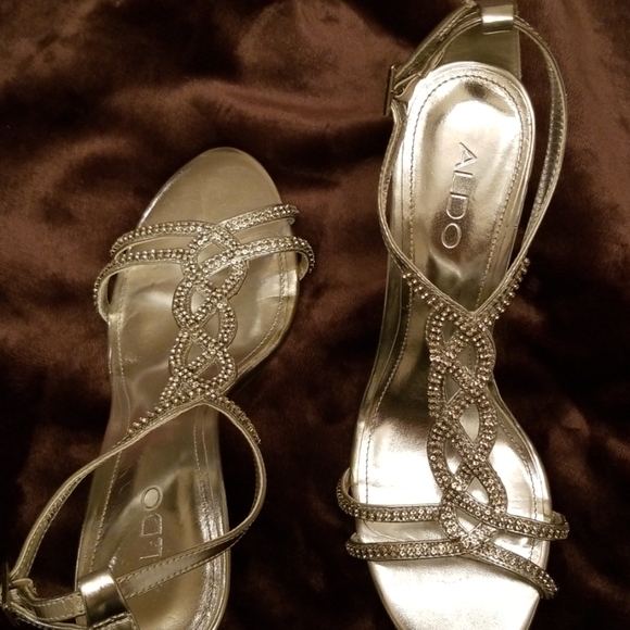 aldo rhinestone heels
